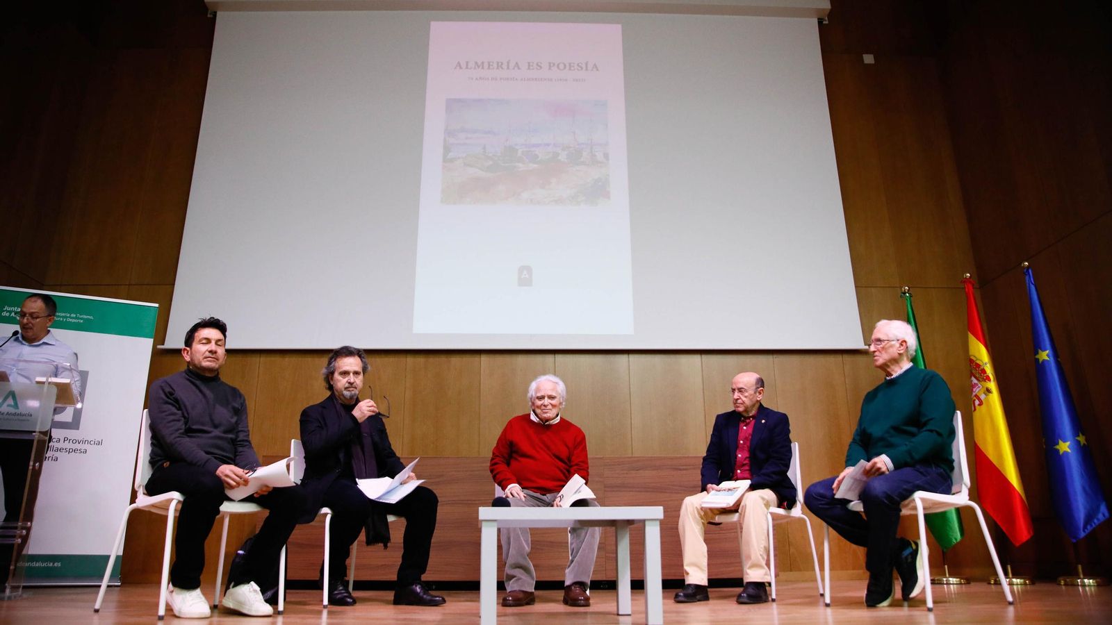 Acto de presentación de la antología poética.