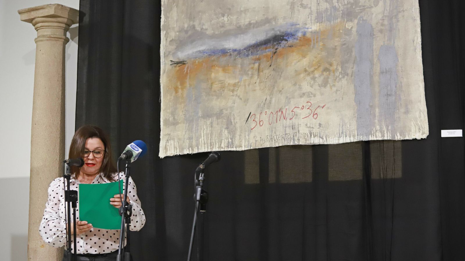 Inauguración de la exposición de Blanca Orozco en el museo municipal  de Algeciras