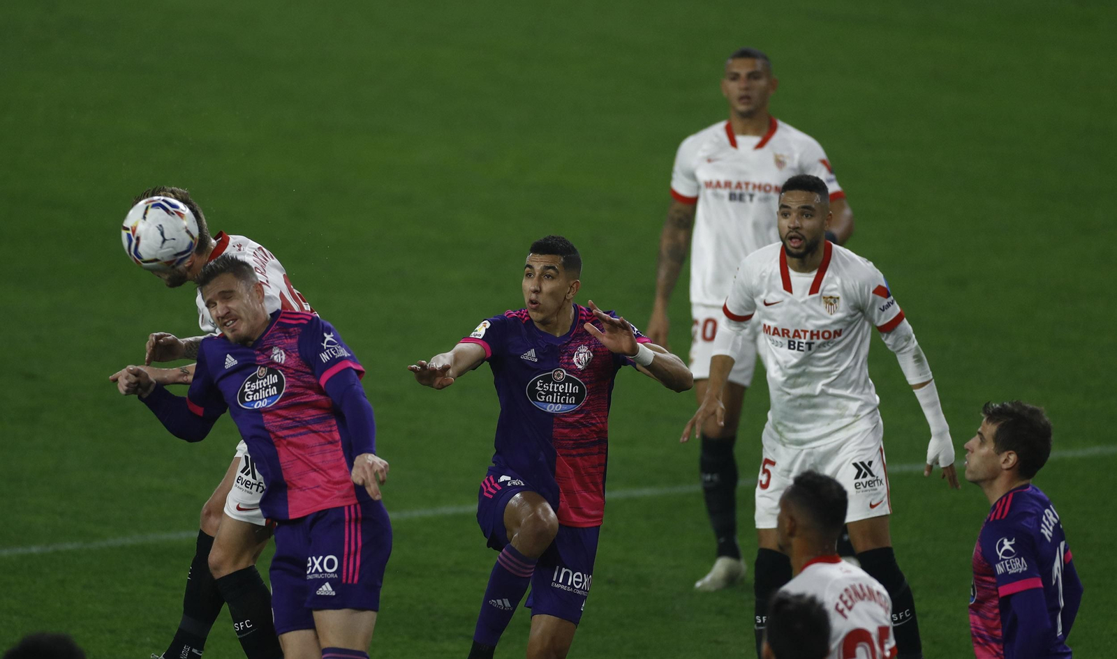 Las imágenes del Sevilla-Valladolid