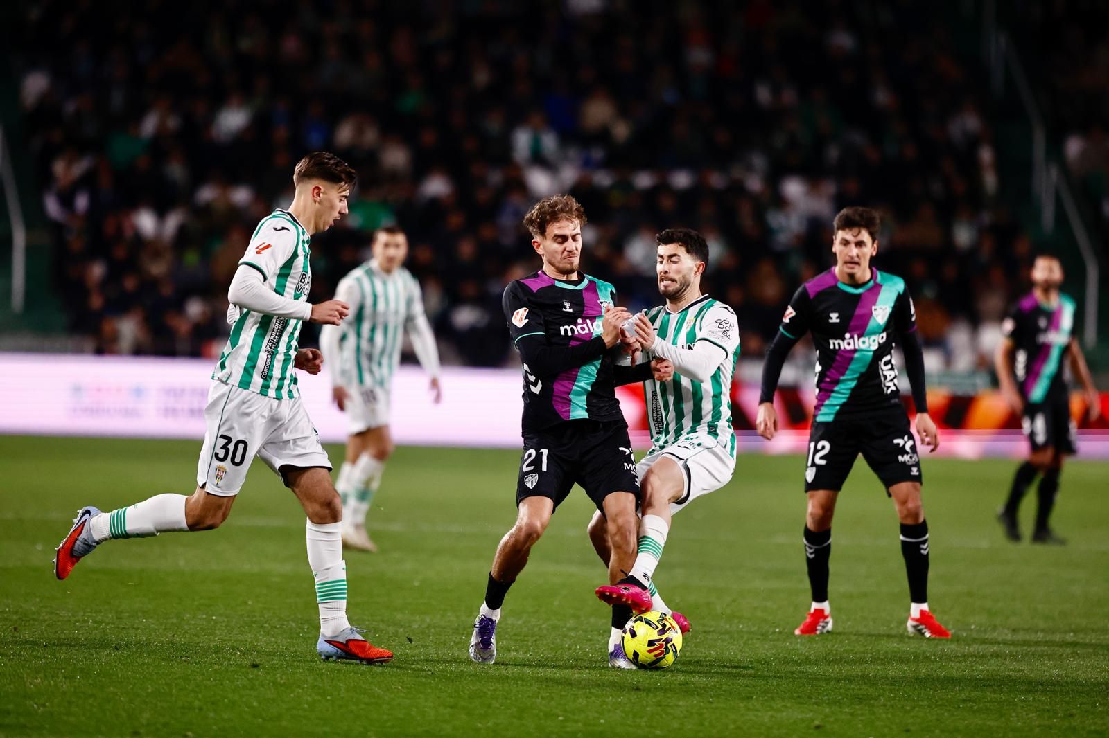 El Córdoba-Málaga CF, en fotos