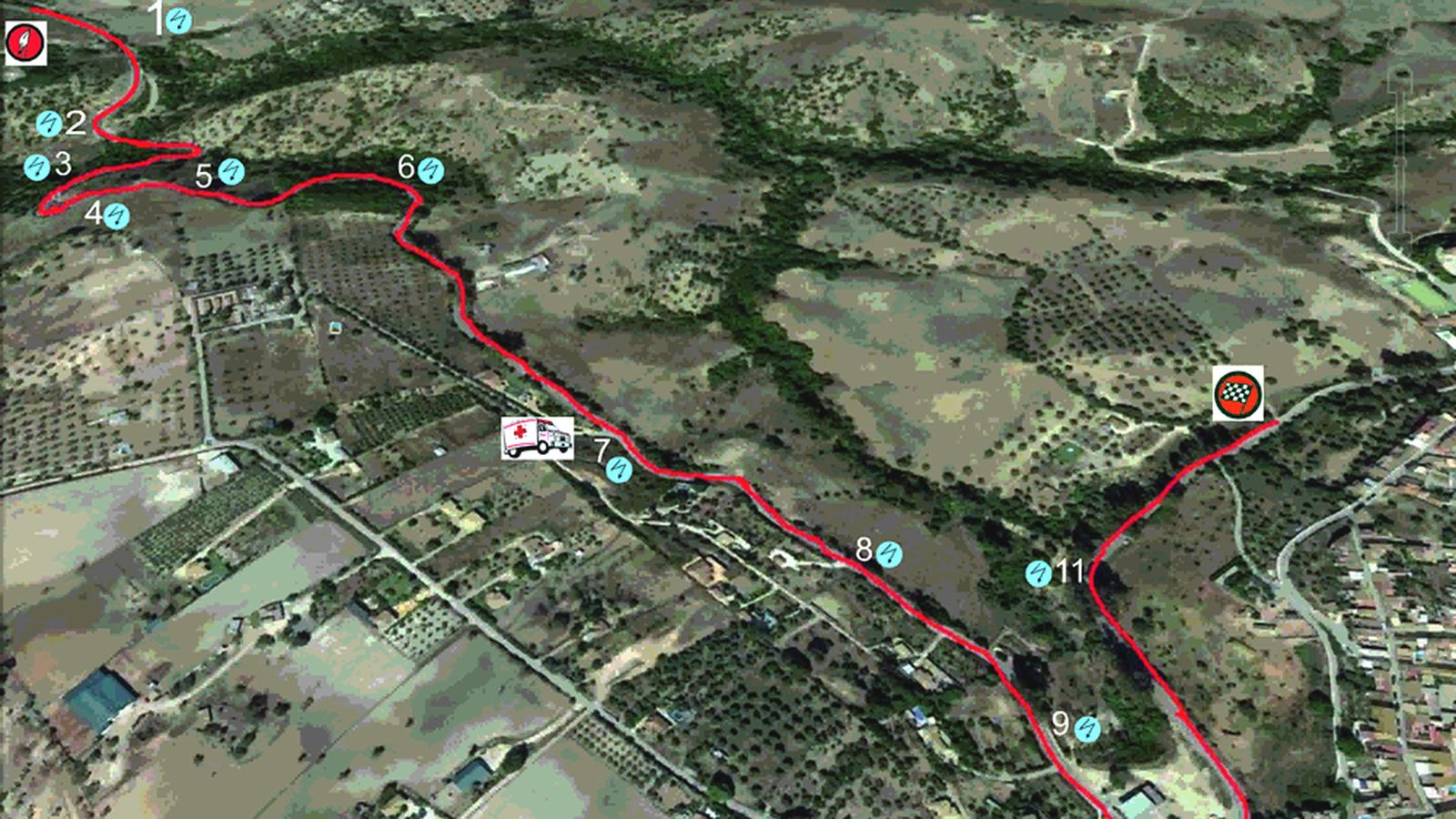 Recorrido de la 29 edición de la Subida a Algar.