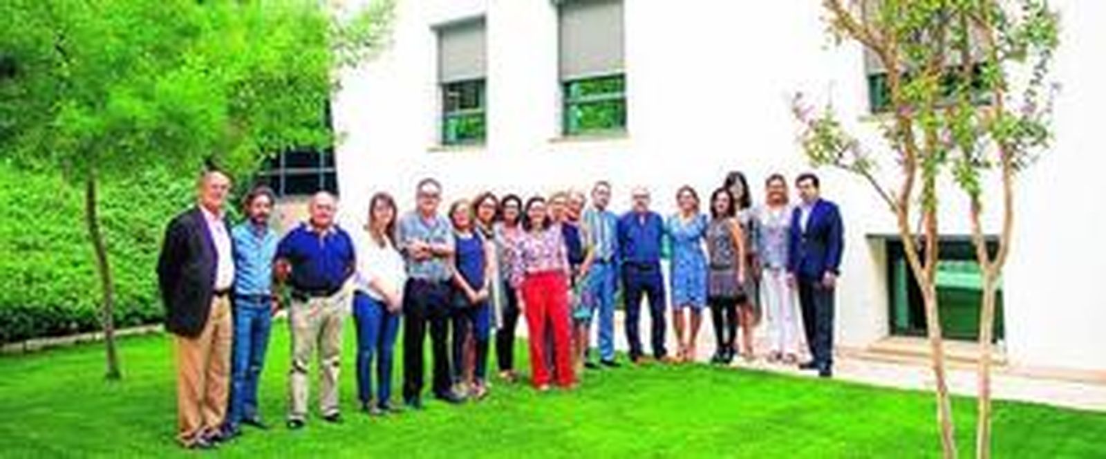 Algunos de los asistentes al taller, en la sede del Hospital La Arruzafa.