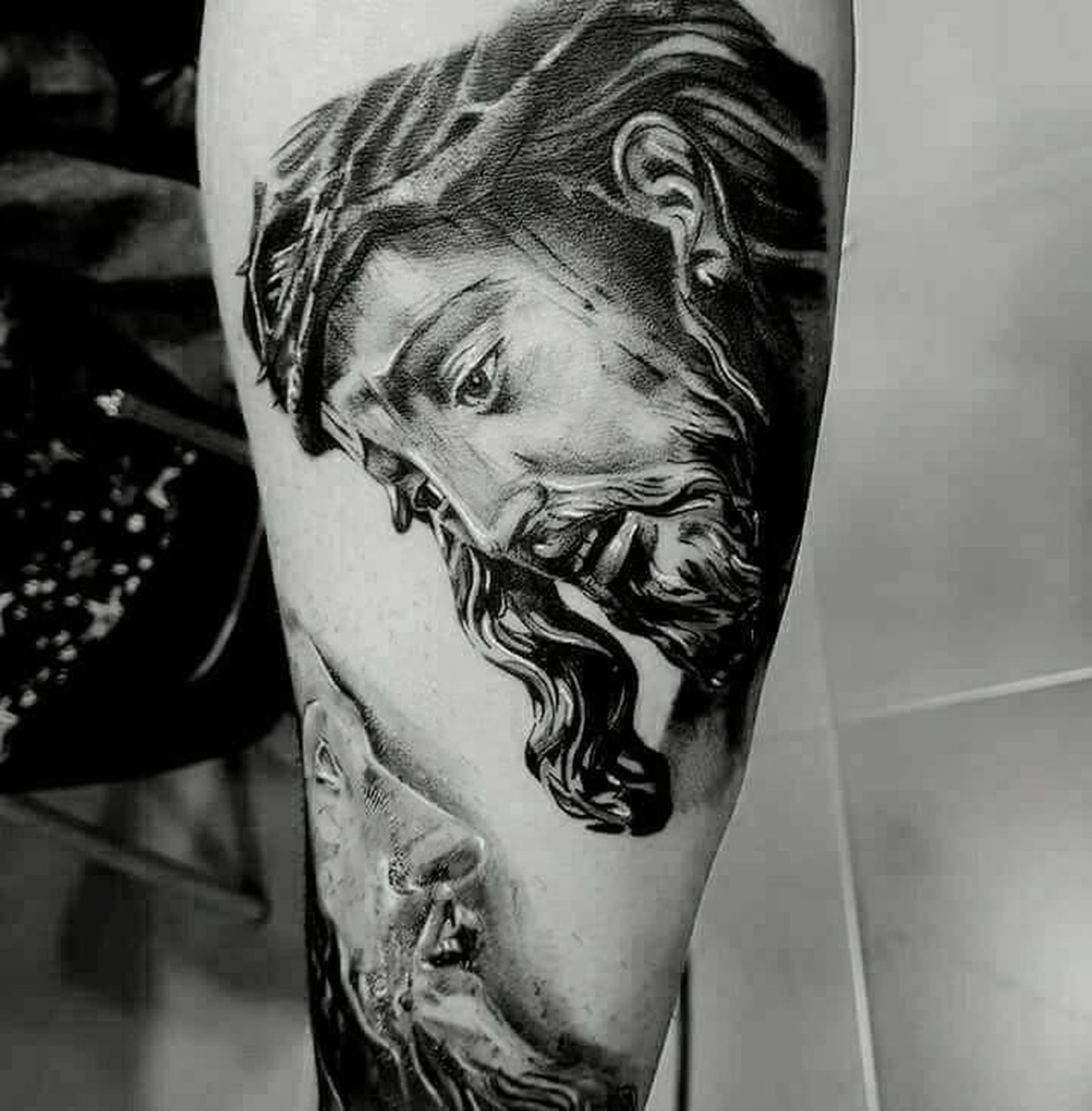 Primer tatuaje realizado a su mejor amigo, del que guarda especial recuerdo