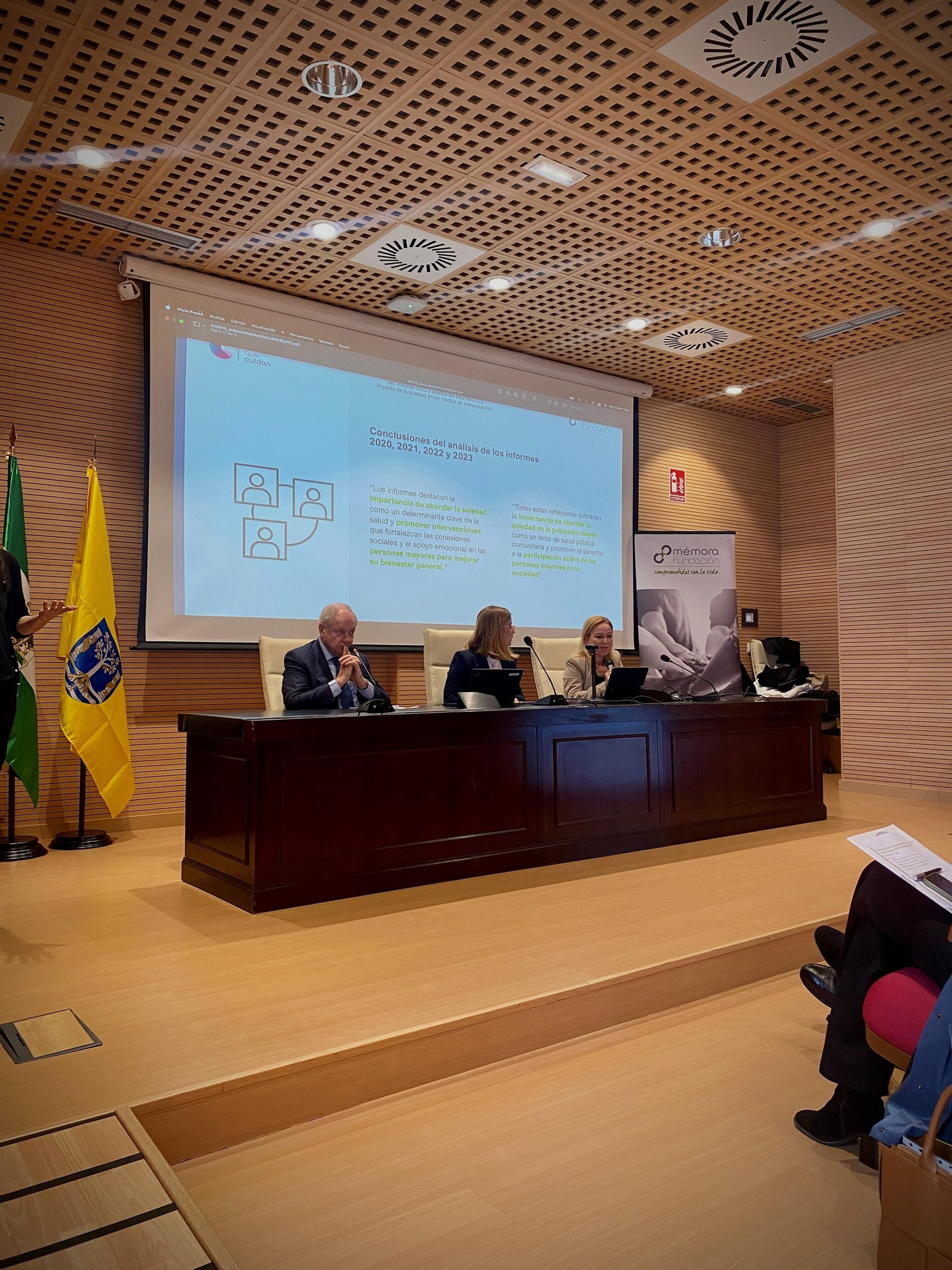 Presentación del informe.