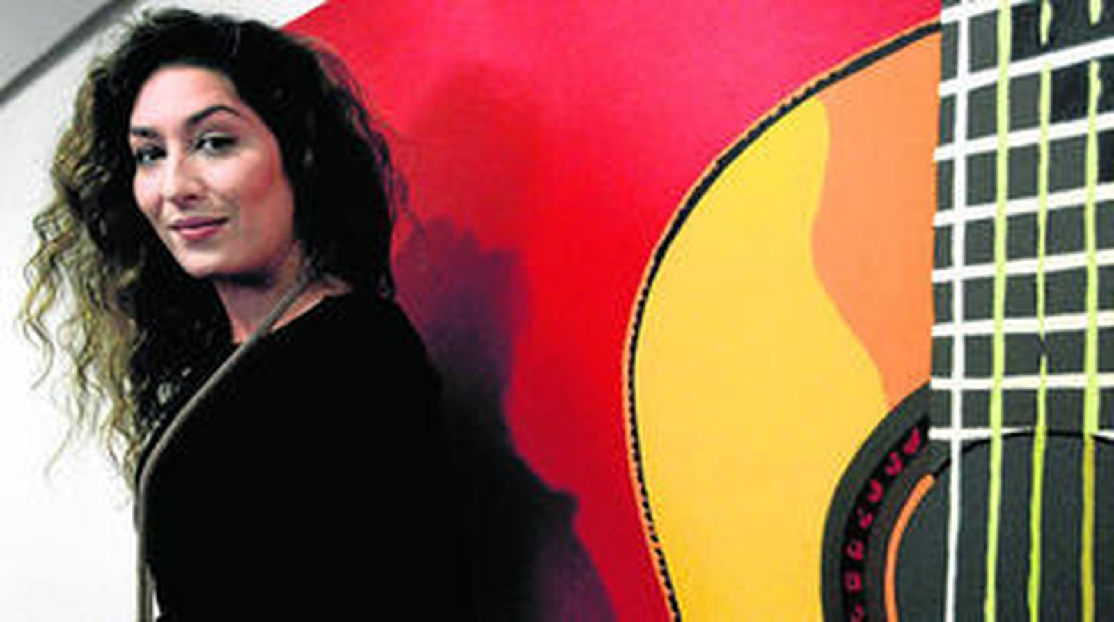 La cantaora granadina, ayer en Valencia.