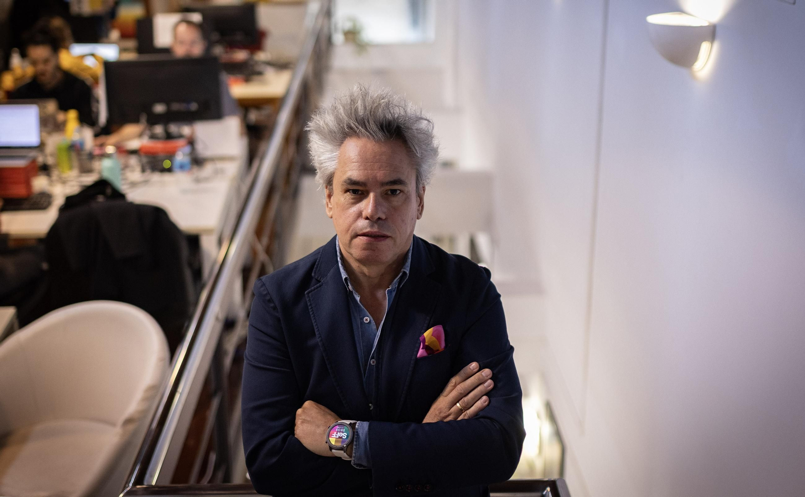 Manuel Cristóbal, fotografiado ayer en las oficinas del Festival de Cine de Sevilla.