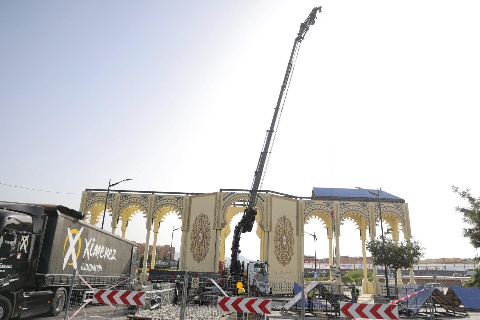 Así es la nueva portada de la Feria de Málaga 2025, en imágenes