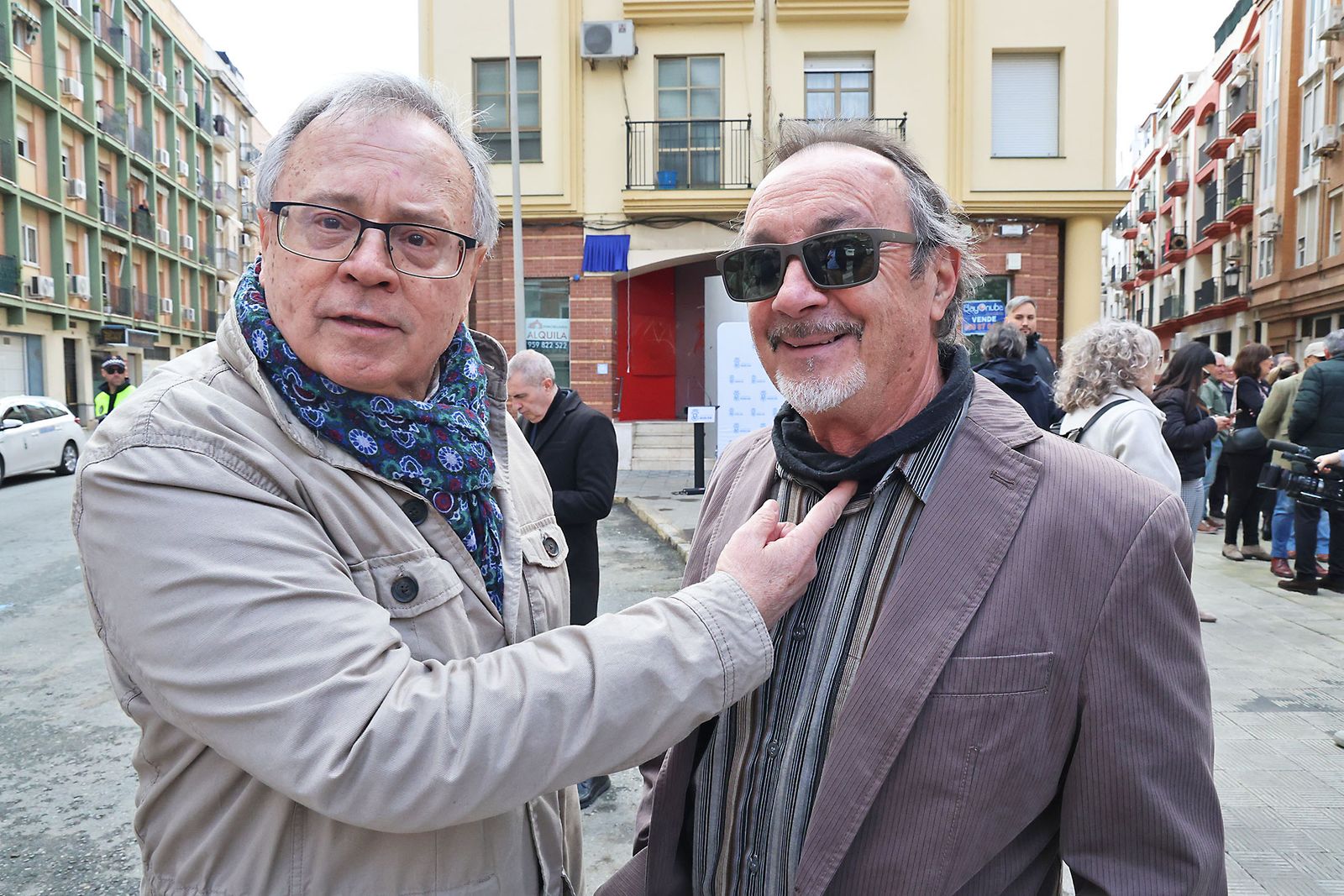 Las fotografías de la rotulación del Rincón de Juan Romero