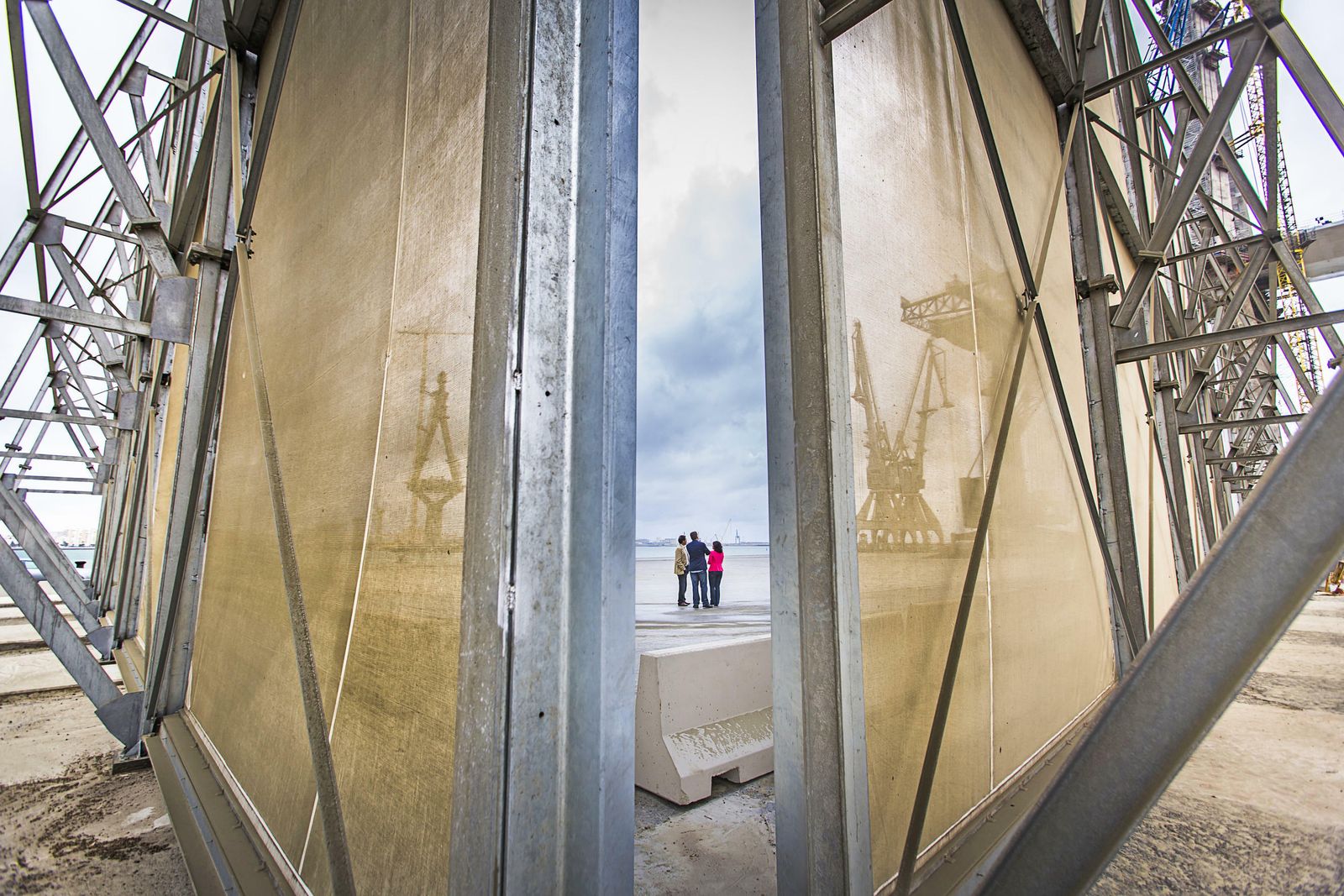 Imagen de archivo de las pantallas antipolvo que ya existen en La Cabezuela.