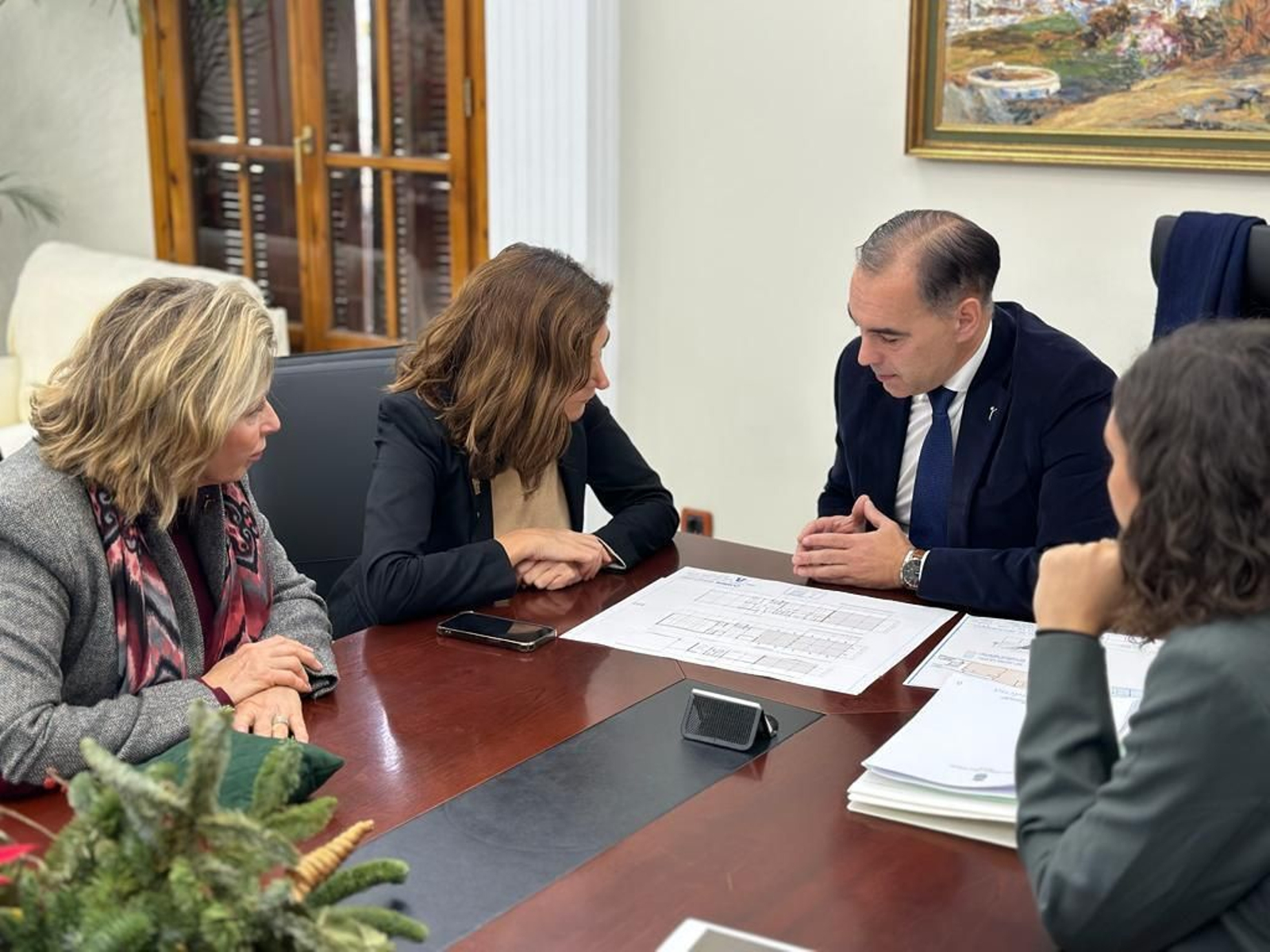 La reunión mantenida entre el Ayuntamiento y la Junta de Andalucía.
