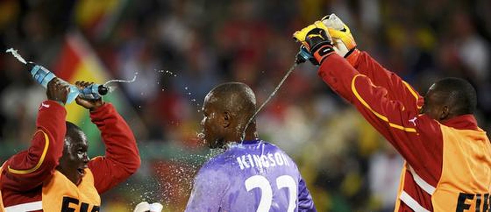 Ghana es la primera selección africana que gana en el Mundial de Sudáfrica. / Reuters