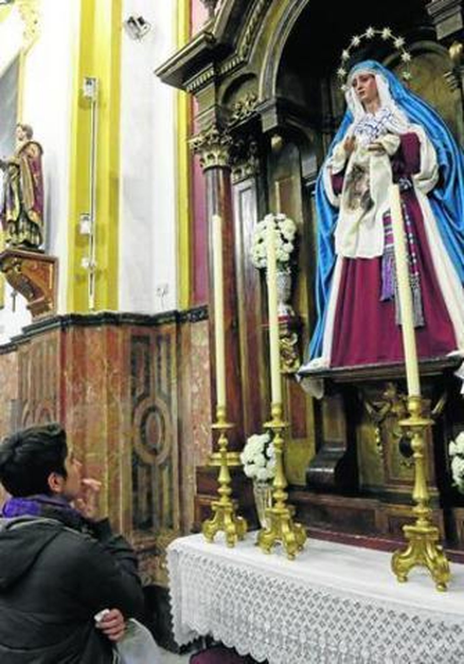 La Virgen de la Valle en 1914.