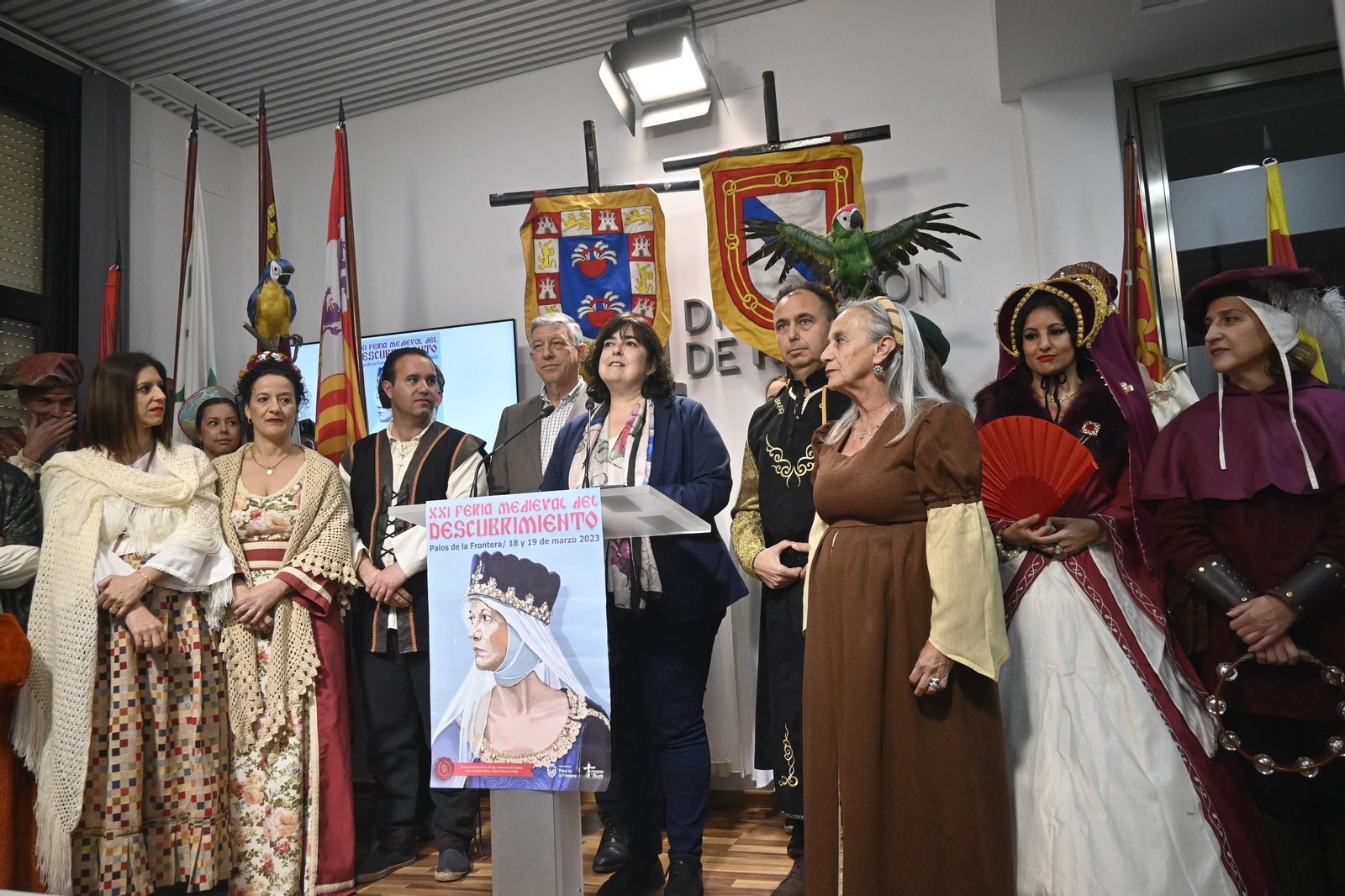 Presentación de la Feria Medieval de Palos en imágenes
