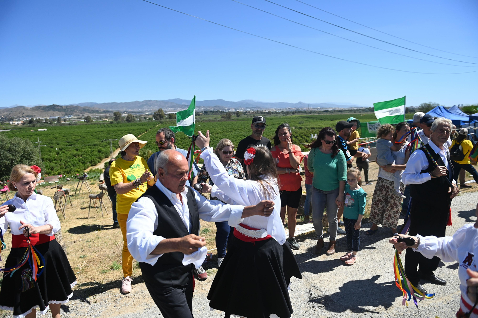 La Vega de Mestanza se reivindica al ritmo de los verdiales