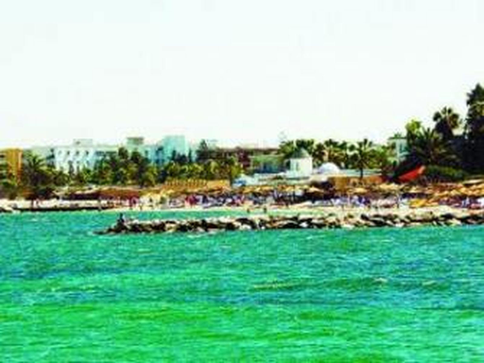 Una de las costas tunecinas, uno de los principales atractivos que atraen a los turistas.