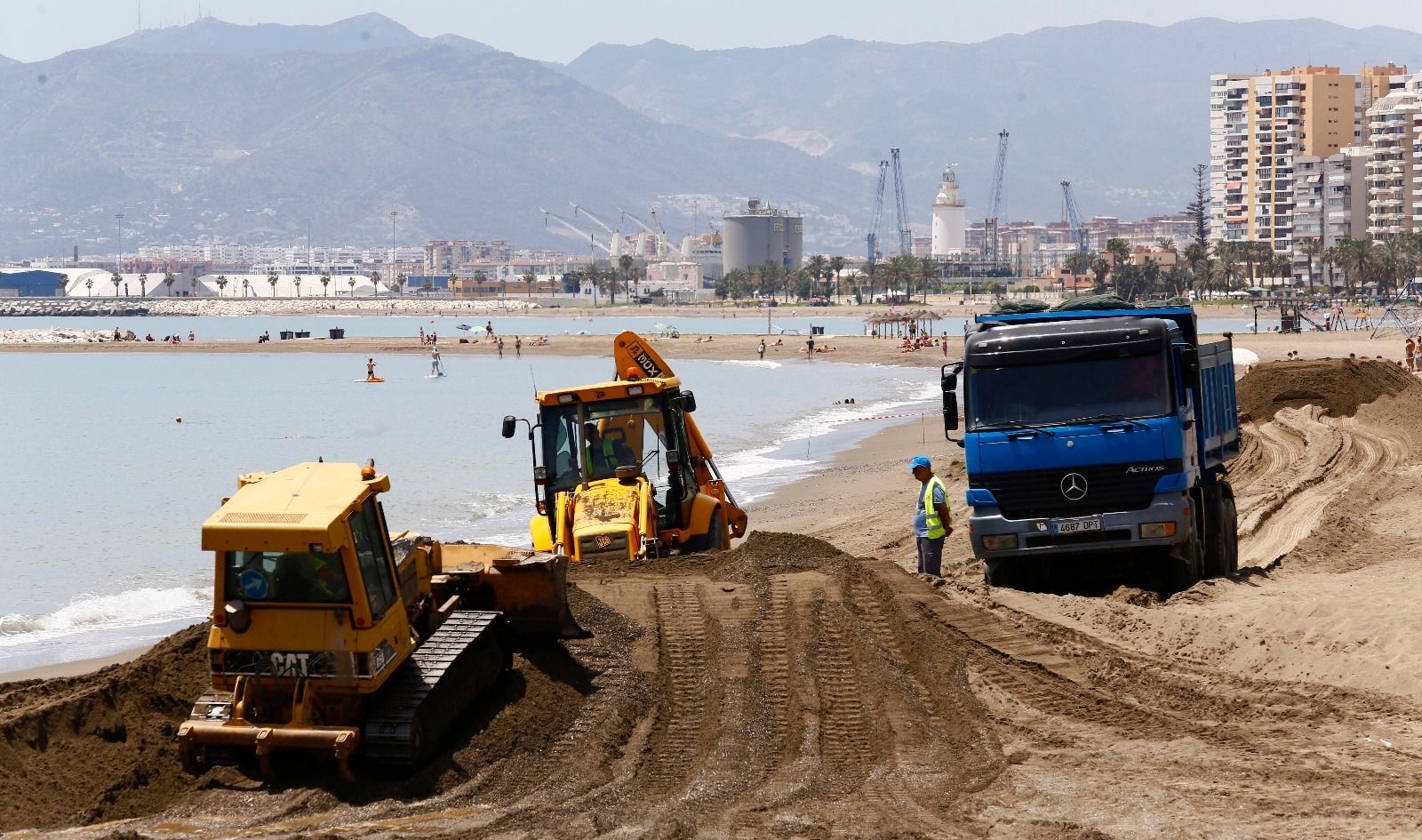 Los bañistas estrenan en las playas la fase 2