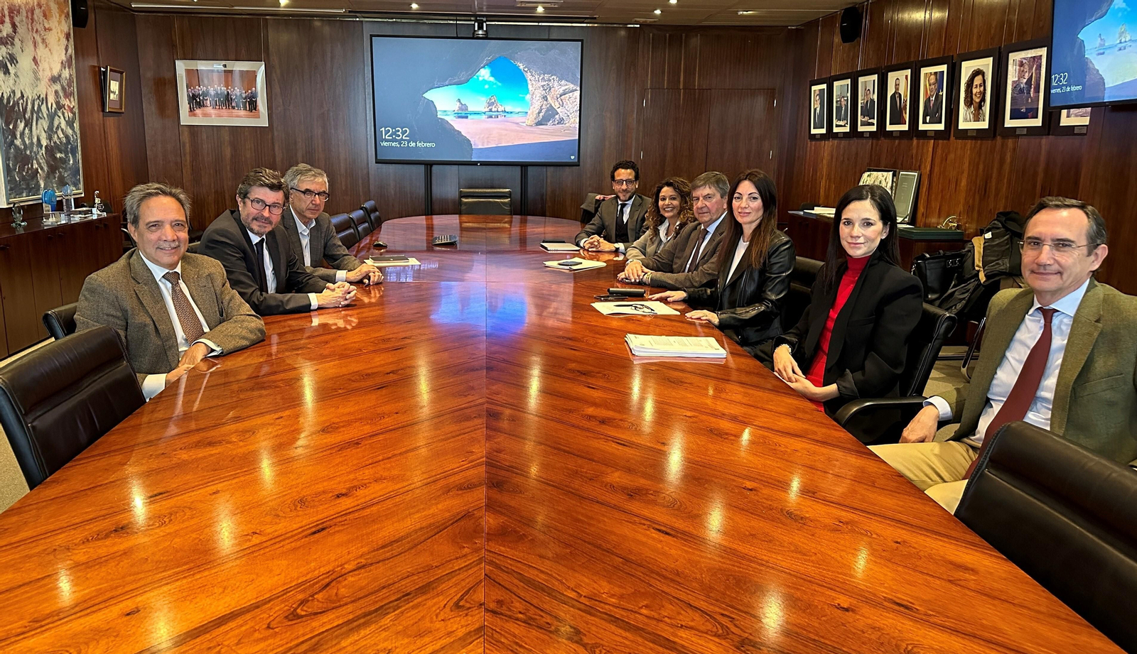 Reunión en Madrid para el traslado de Capitanía Marítima