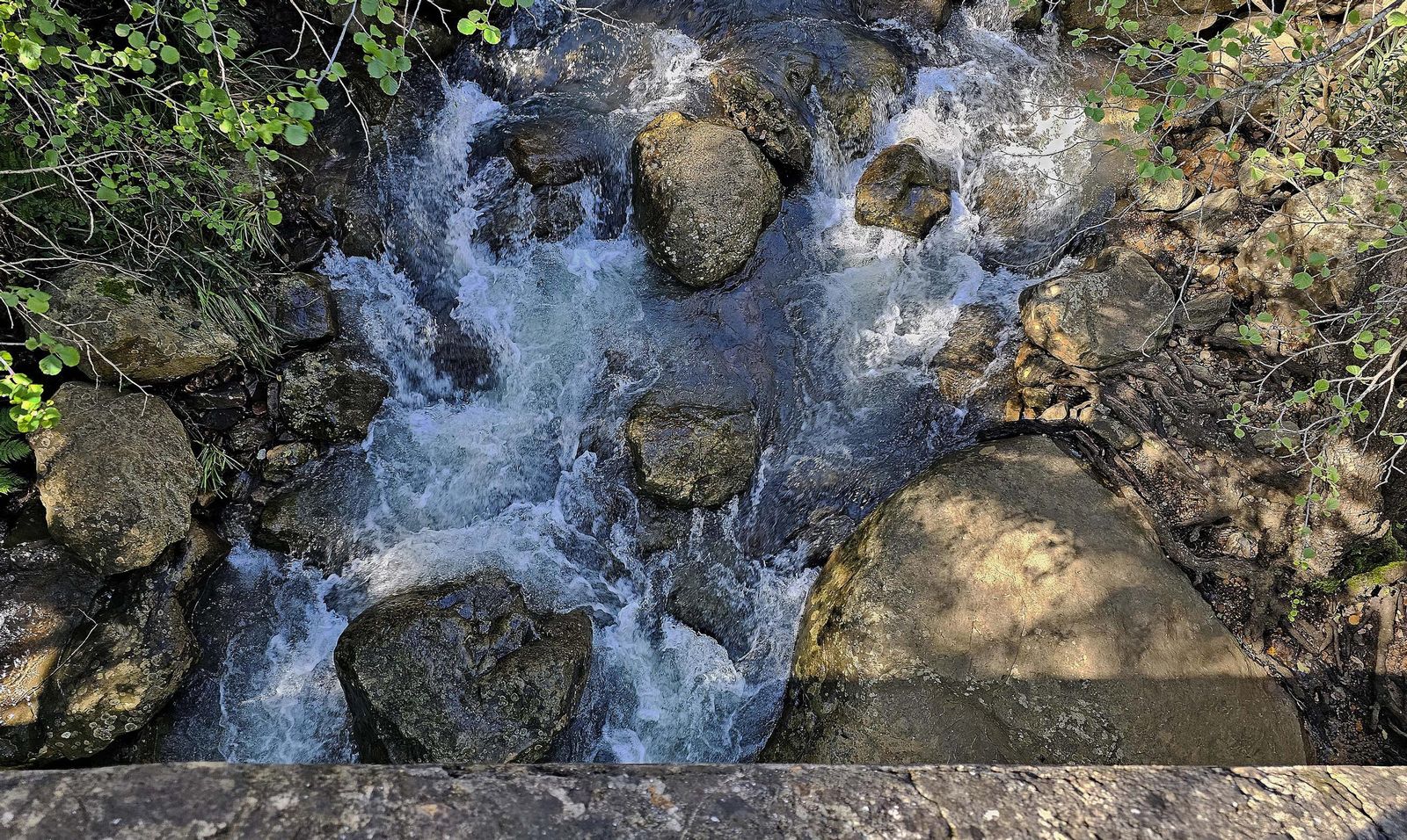 Fotos del río de la Miel tras las borrascas de marzo