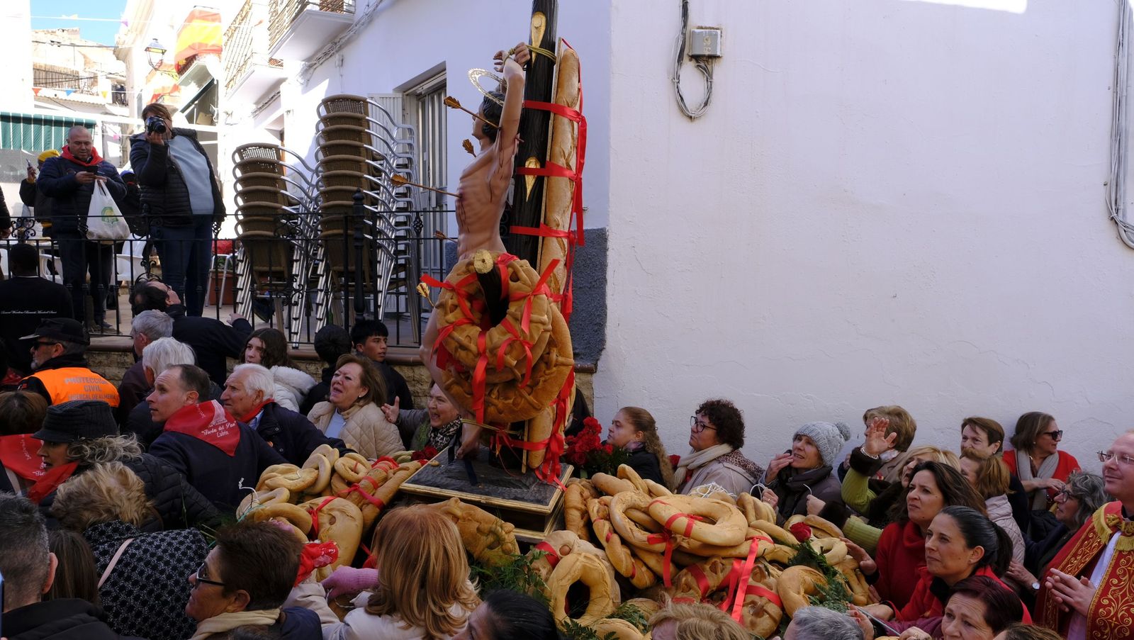 San Sebastián y los roscos de Lubrín, en fotos
