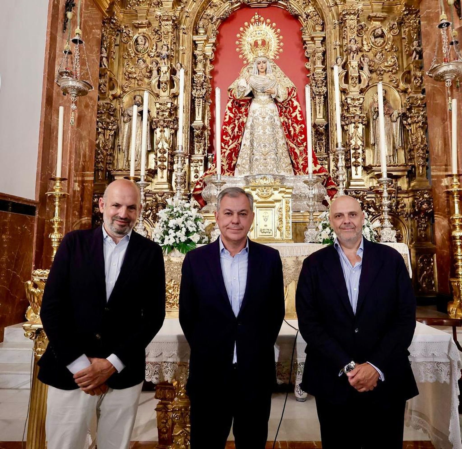 Representación del gobierno popular ante la Esperanza de Triana