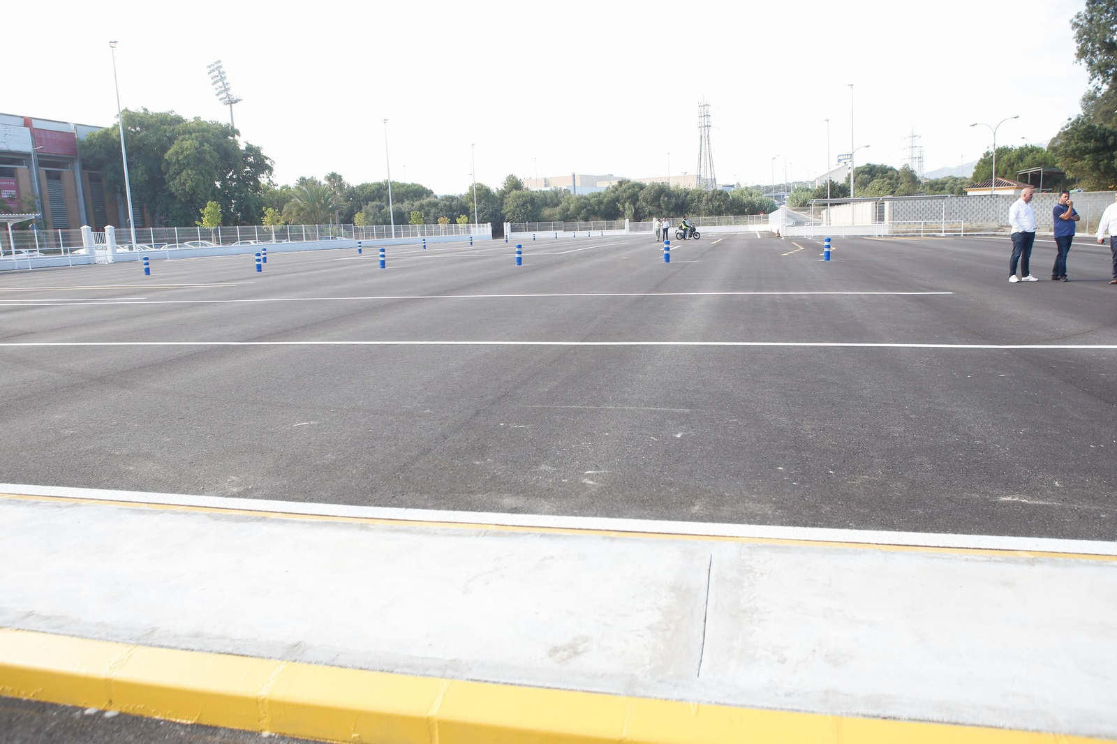 Las fotos de la inauguración de las pistas de exámenes de conducir en Algeciras