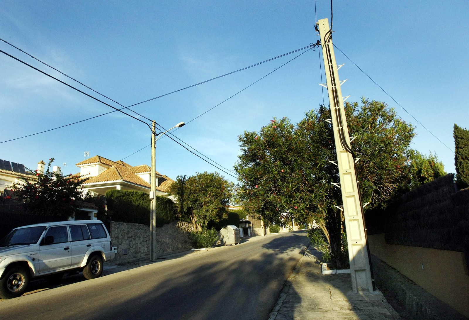 Una de las urbanizaciones afectadas en la Costa Oeste.