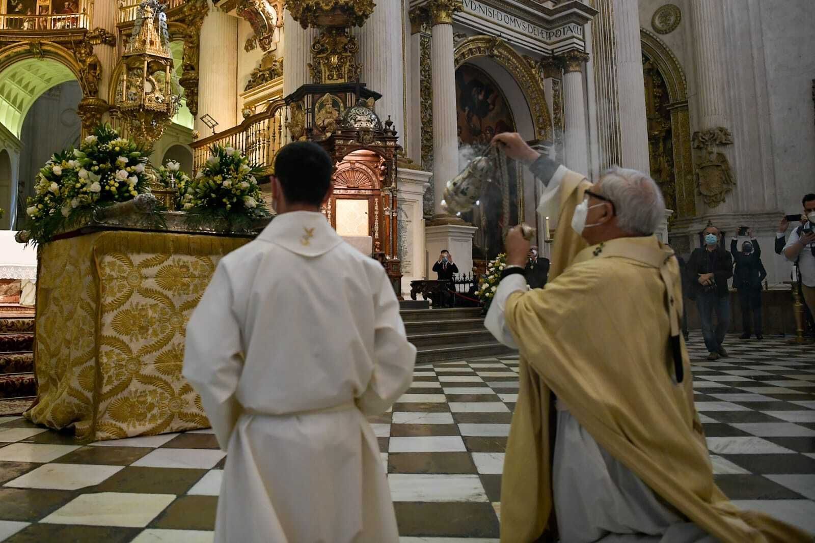 Las imágenes de un Corpus histórico en Granada 'intramuros'