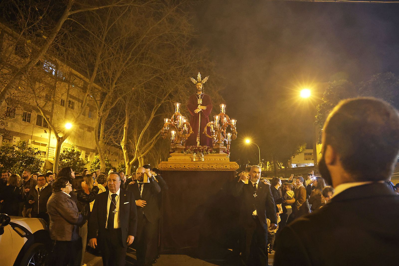 Las fotografías del traslado del Cristo del Cautivo por la Hispanidad