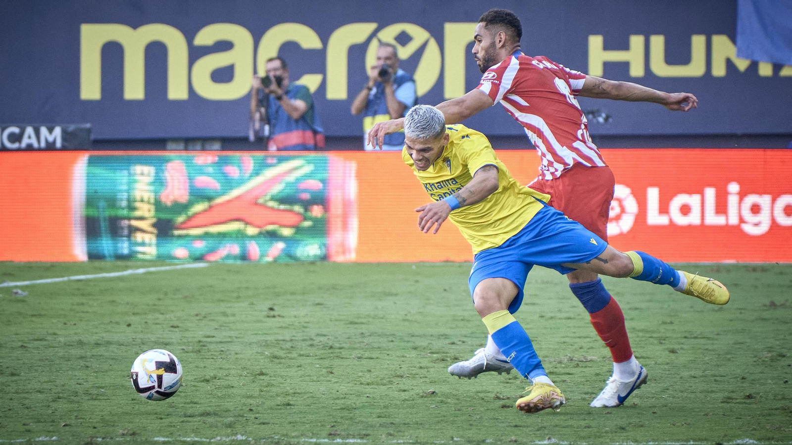 Partido de la victoria del Cádiz CF sobre el Atlético de Madrid