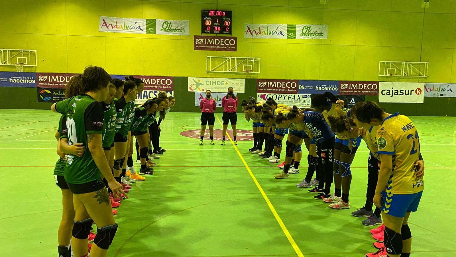 Imagen de antes del encuentro.