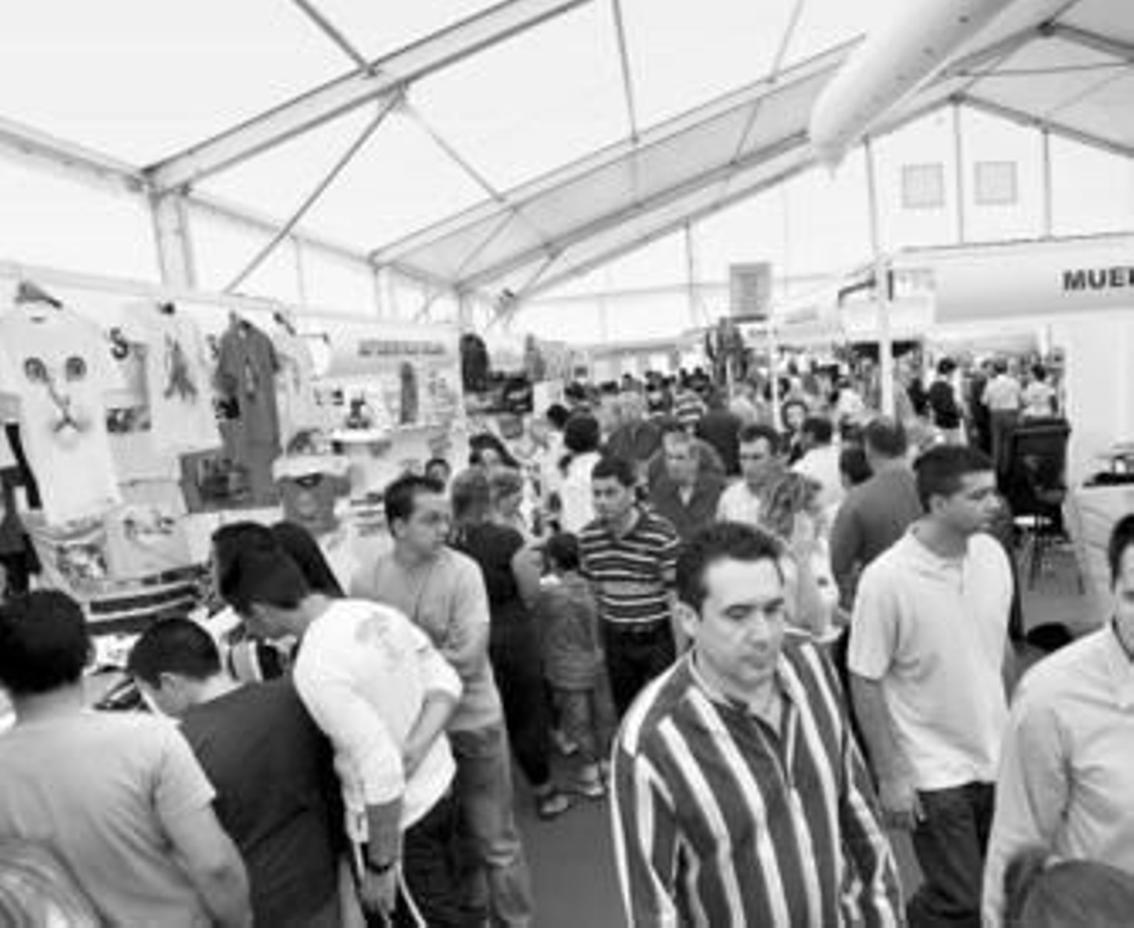 Una feria cazada por la crisis