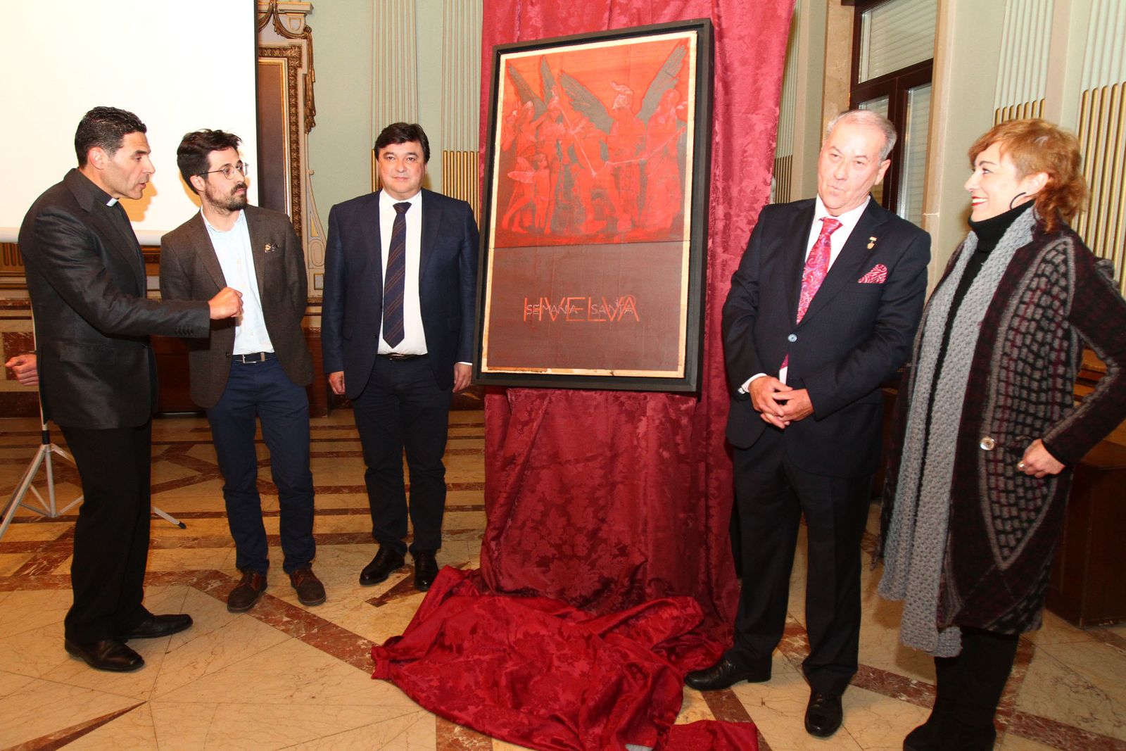 El Cristo de las Cadenas centra el cartel de la Semana Santa de Huelva de 2019
