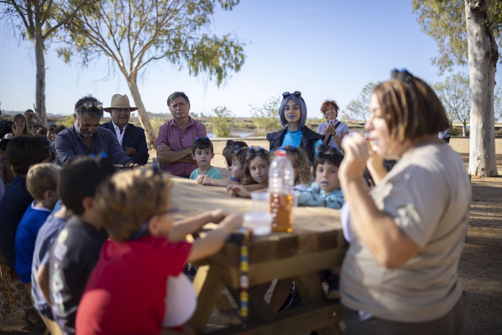 Imágenes de la clausura de la Escuela de Exploradores en Marismas del Odiel