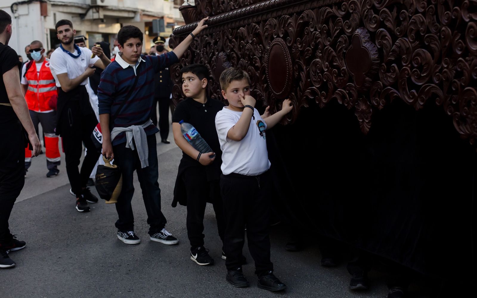 Las imágenes de la cofradía de la soledad en la Semana Santa de Chiclana 2022