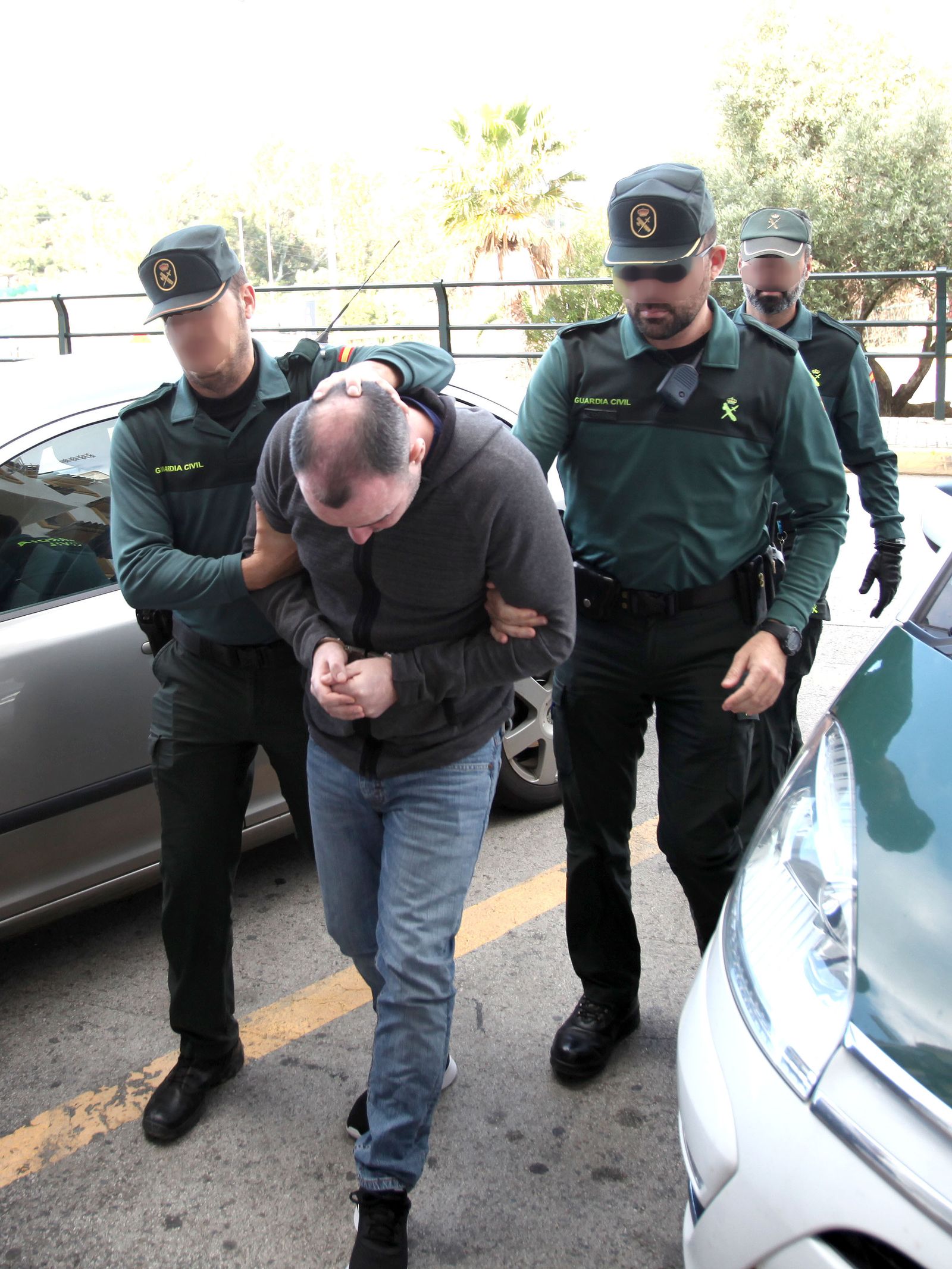 Simon Corner, detenido en mayo de 2016.