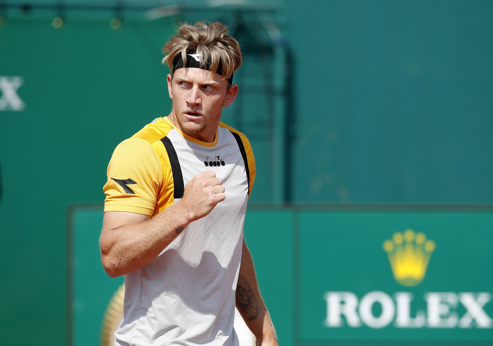 Las fotos de la  victoria de Alejandro Davidovich sobre Lucas Pouille