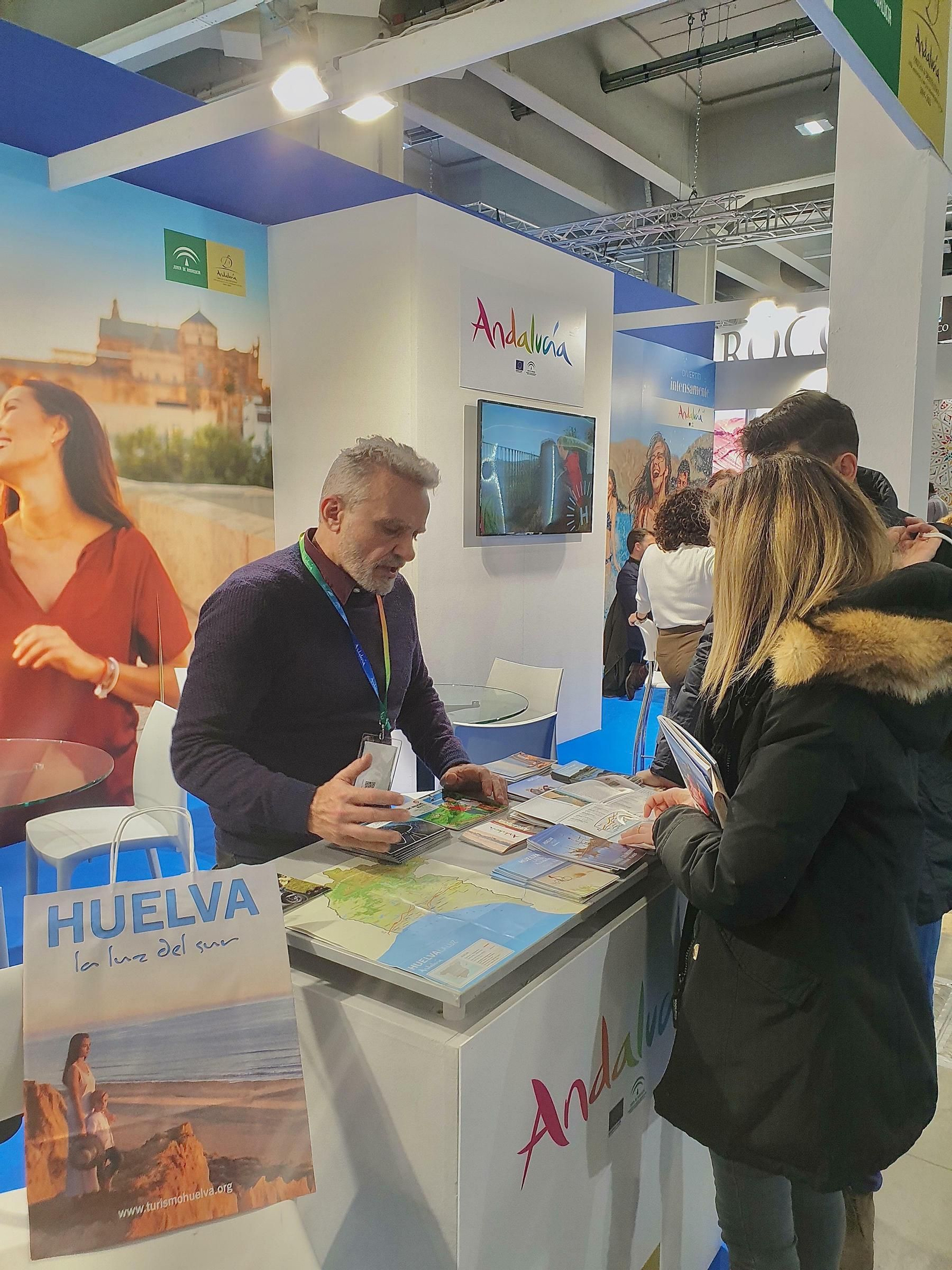 Promoción de Huelva en la feria de turismo de Milán.
