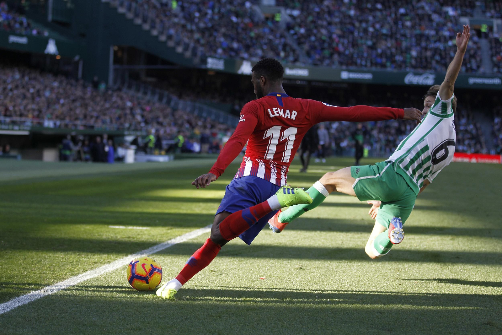 El Betis-Atlético de Madrid, en imágenes