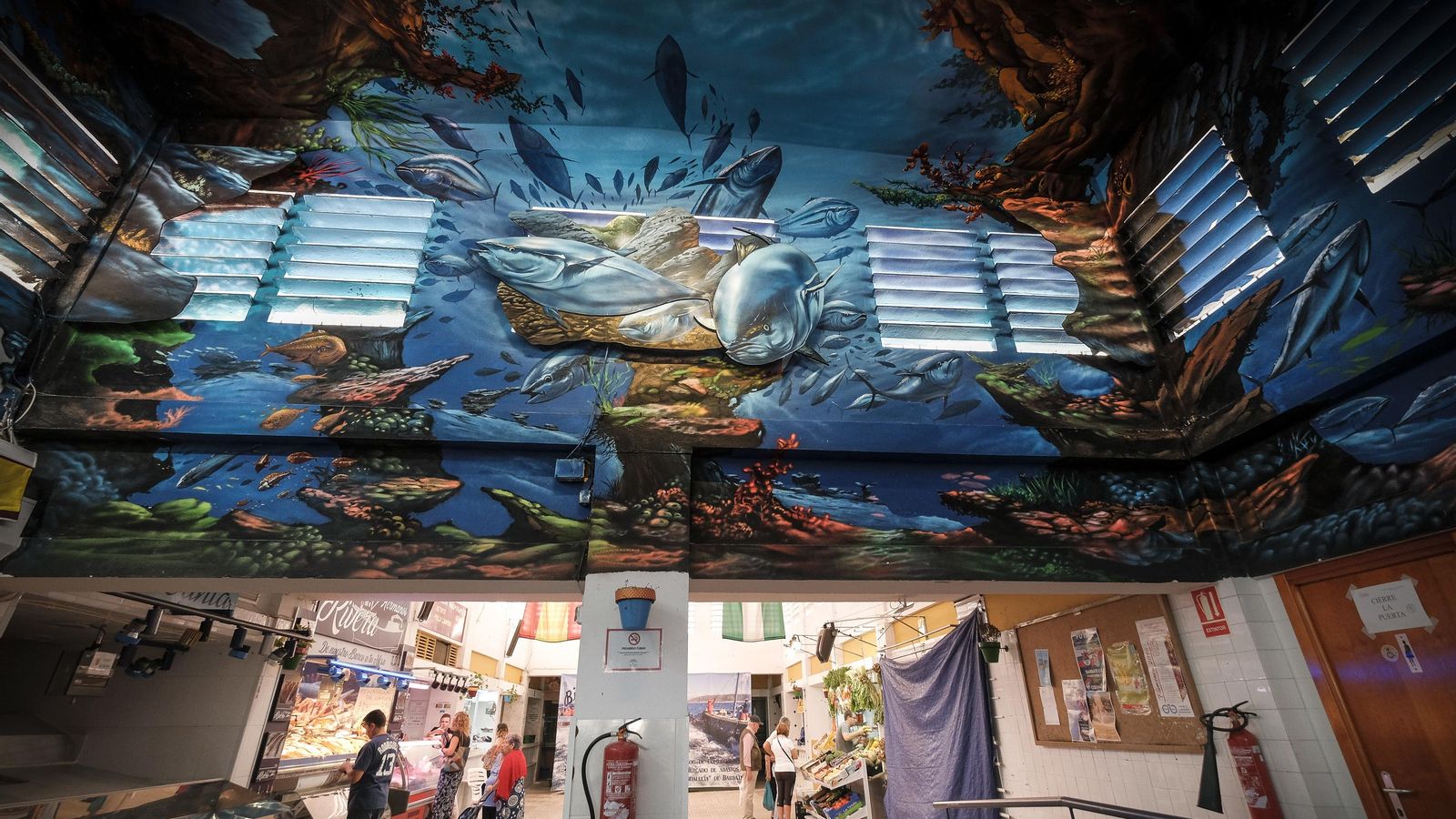 Una imagen del Mercado de Abastos de Barbate.