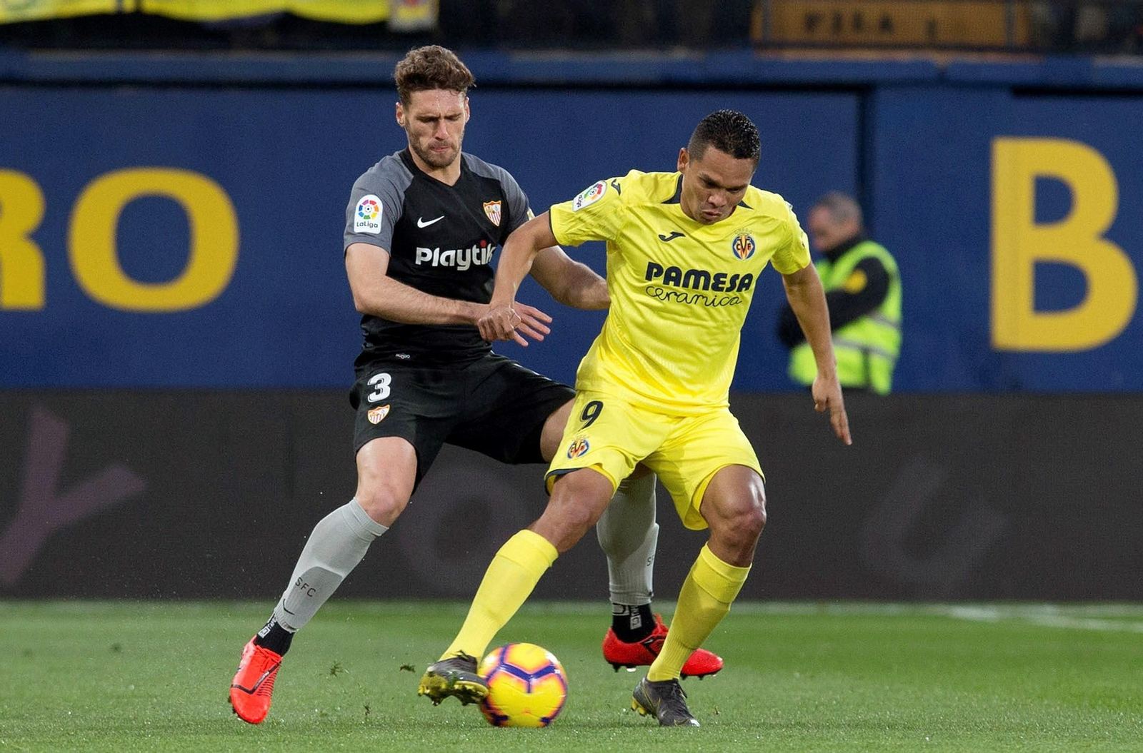 El Villarreal-Sevilla FC, en imágenes