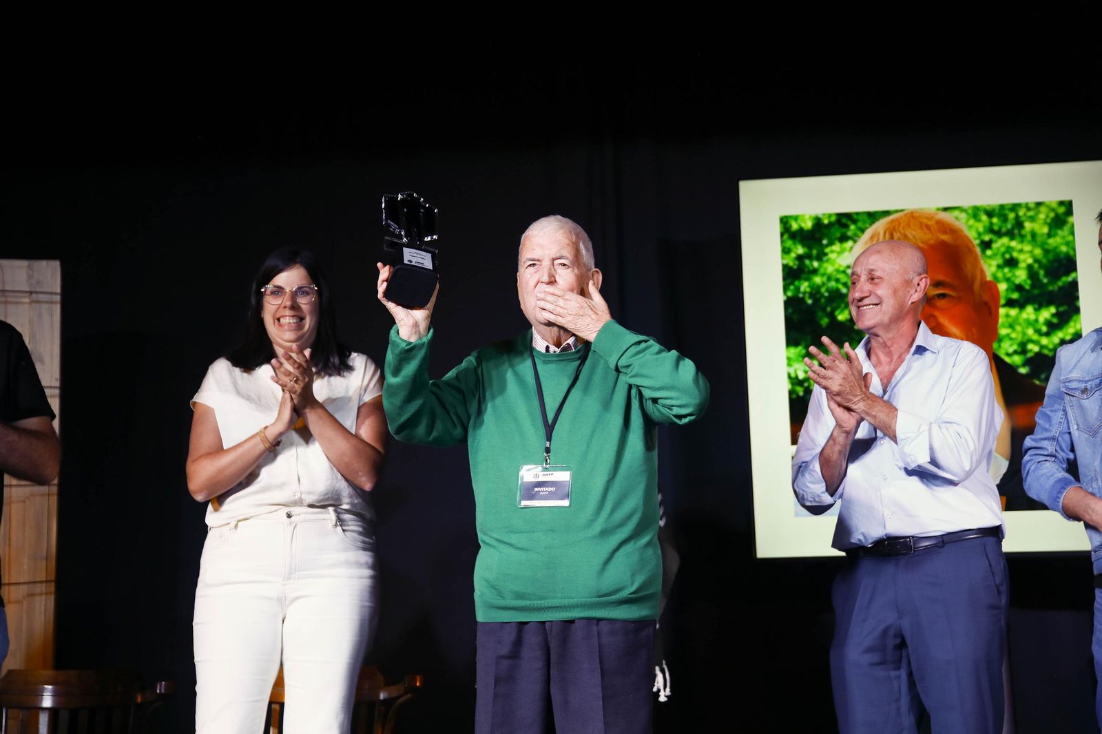 Las imágenes del premio desierto de Tabernas a Eugenio Alabiso en el Almería Western Film Festival
