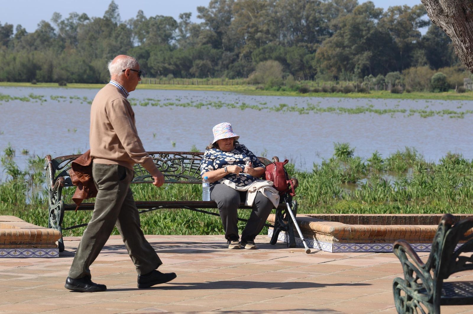Imágenes del ambiente en el sábado 16 de marzo en Huelva