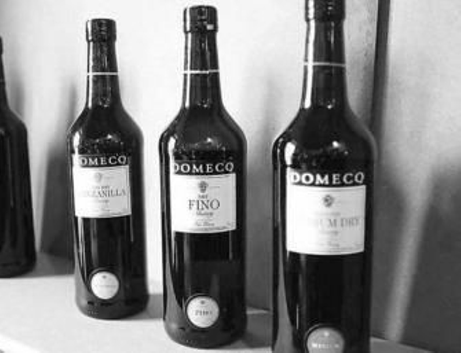 Varias botellas de vinos de la marca Domecq, en una pasada edición de Vinoble.
