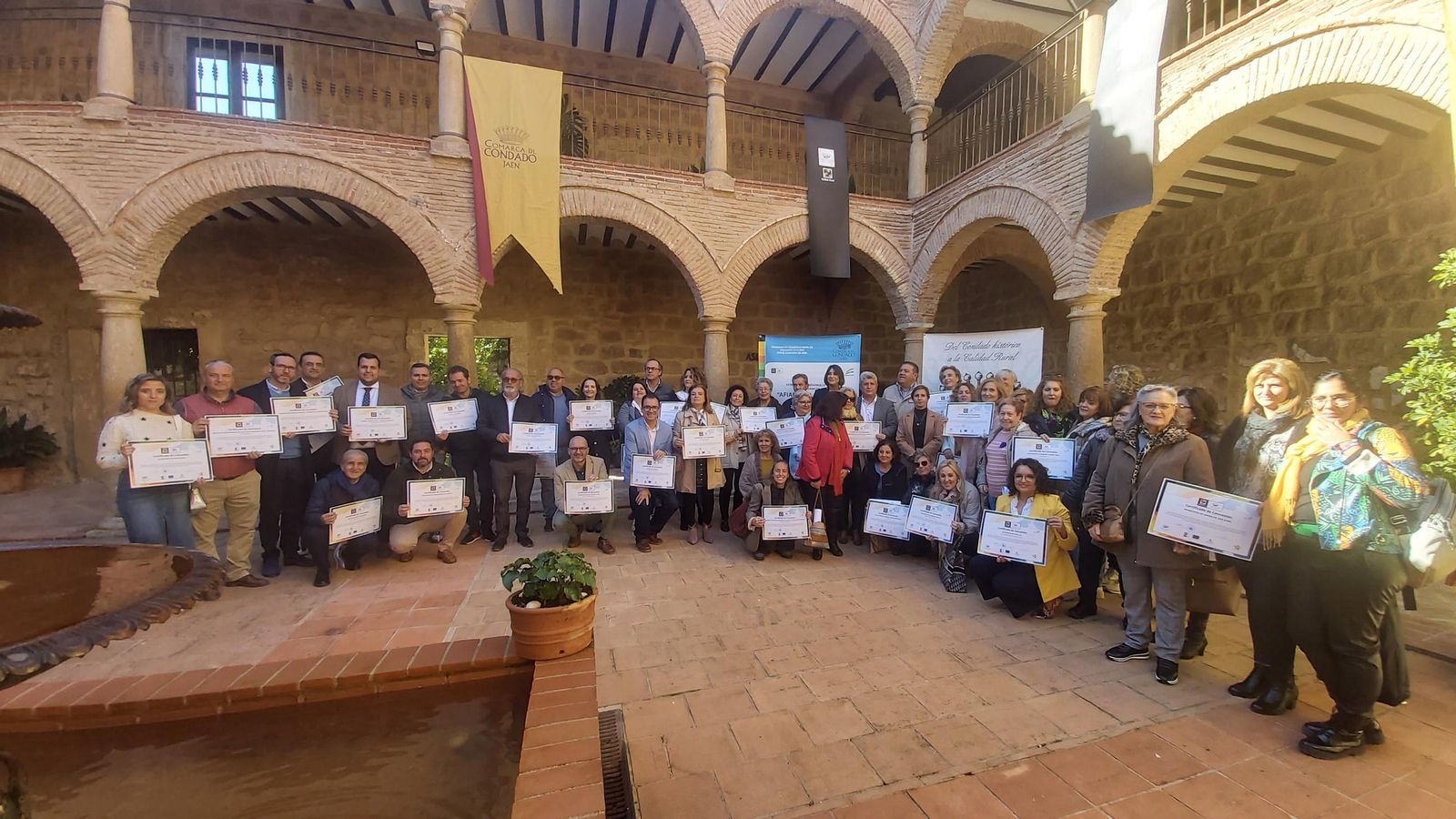 Entrega de diplomas Marca de Calidad Territorial en el Condado de Jaén