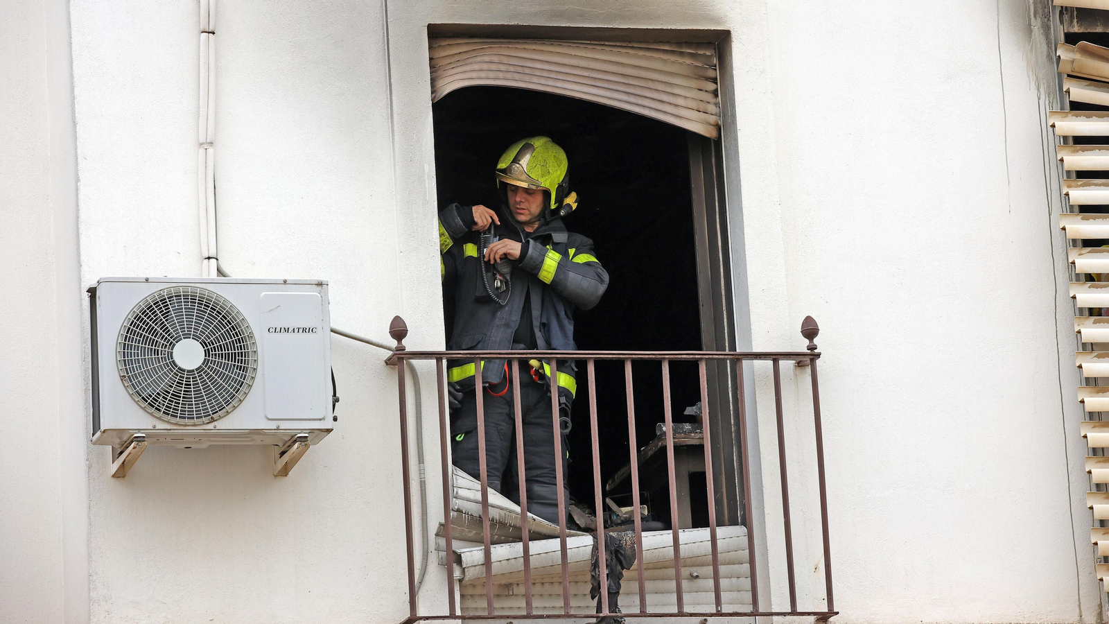 Incendio en una vivienda de calle Paul