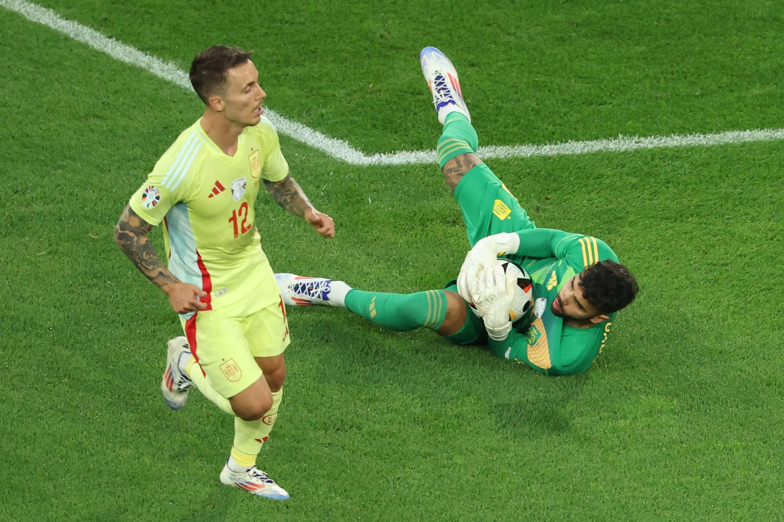 Las fotos del Albania - España