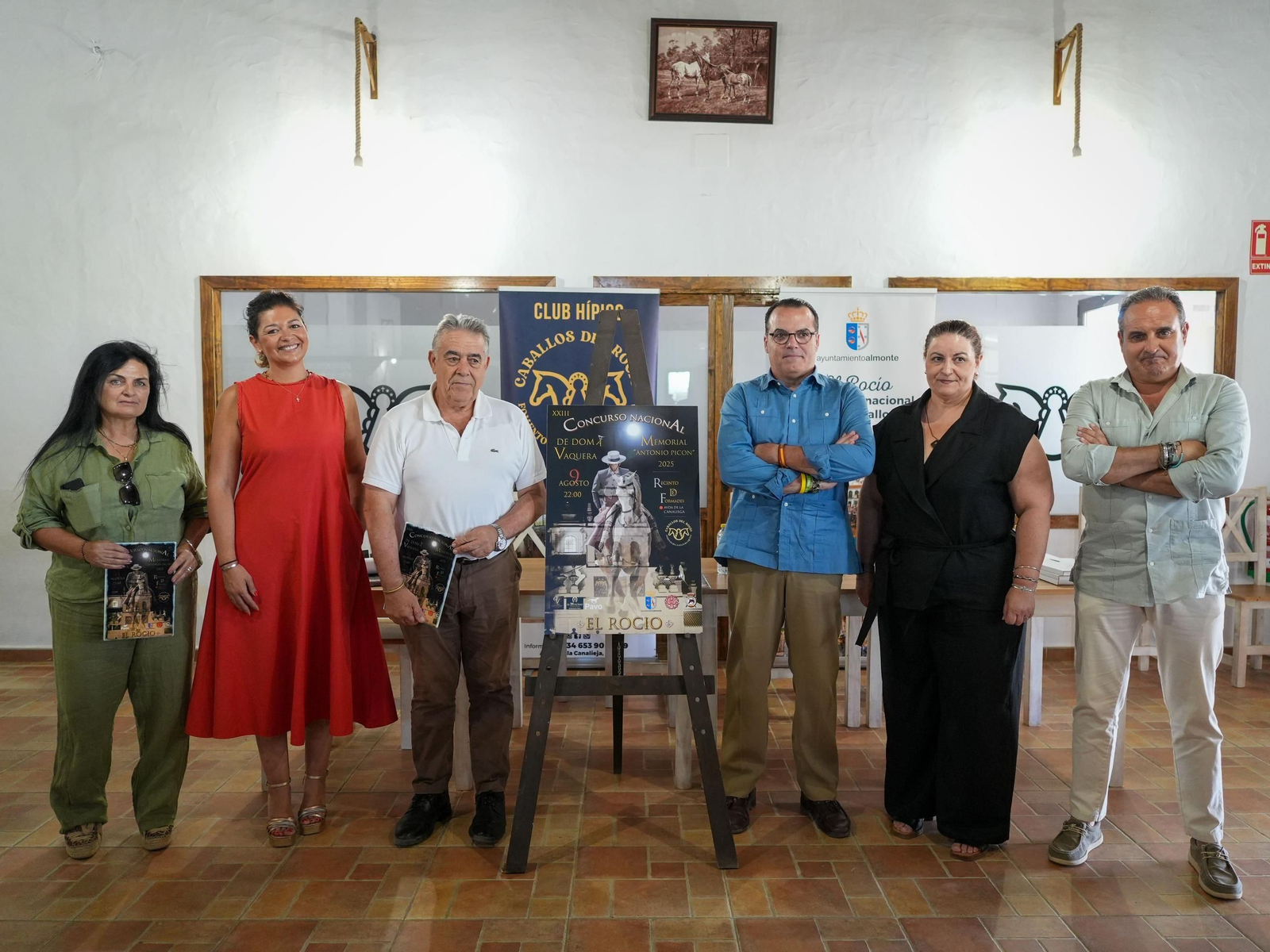 Francisco Bella en la presentación del XXIII Concurso Nacional de Doma Vaquera “Memorial Antonio Picón”.