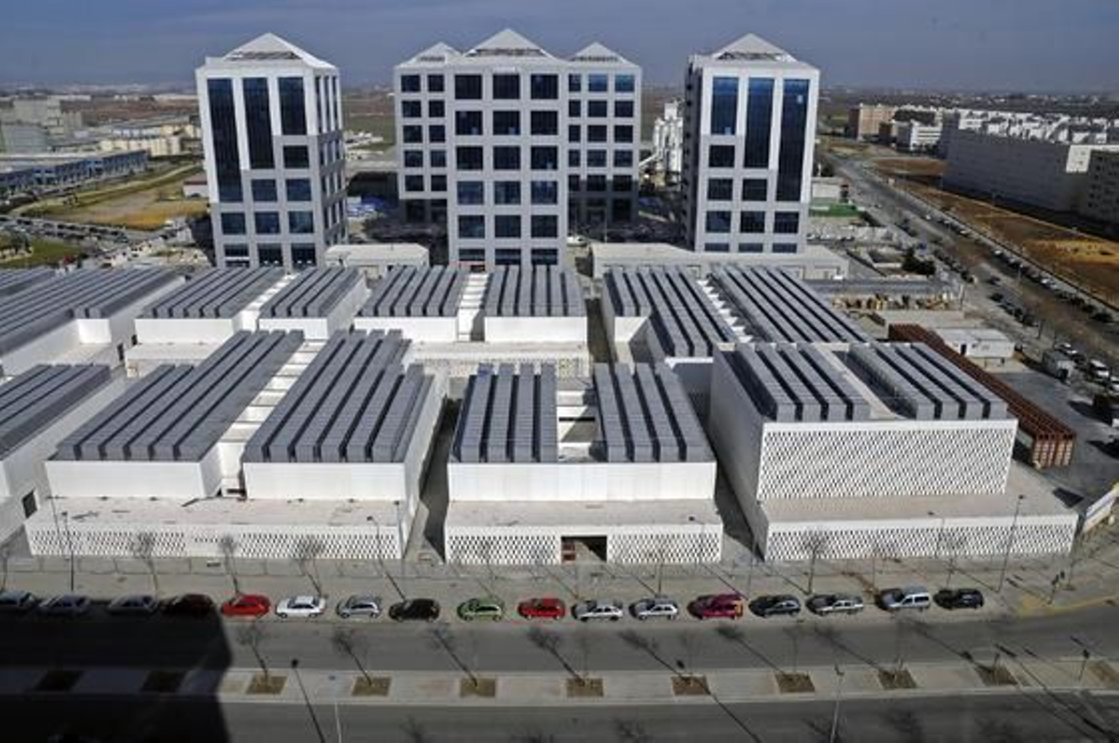 El complejo estará integrado por 114 módulos y talleres que totalizan 19.740 metros cuadrados,  distribuidos en nueve edificios.  Foto: Juan Carlos Váquez