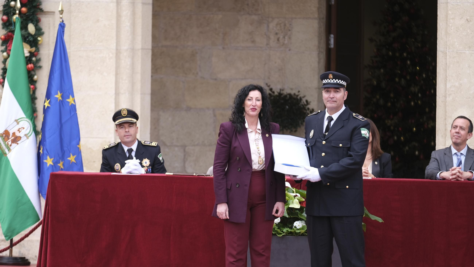 La Policía Local de Almería celebra su patrón San Esteban, en imágenes