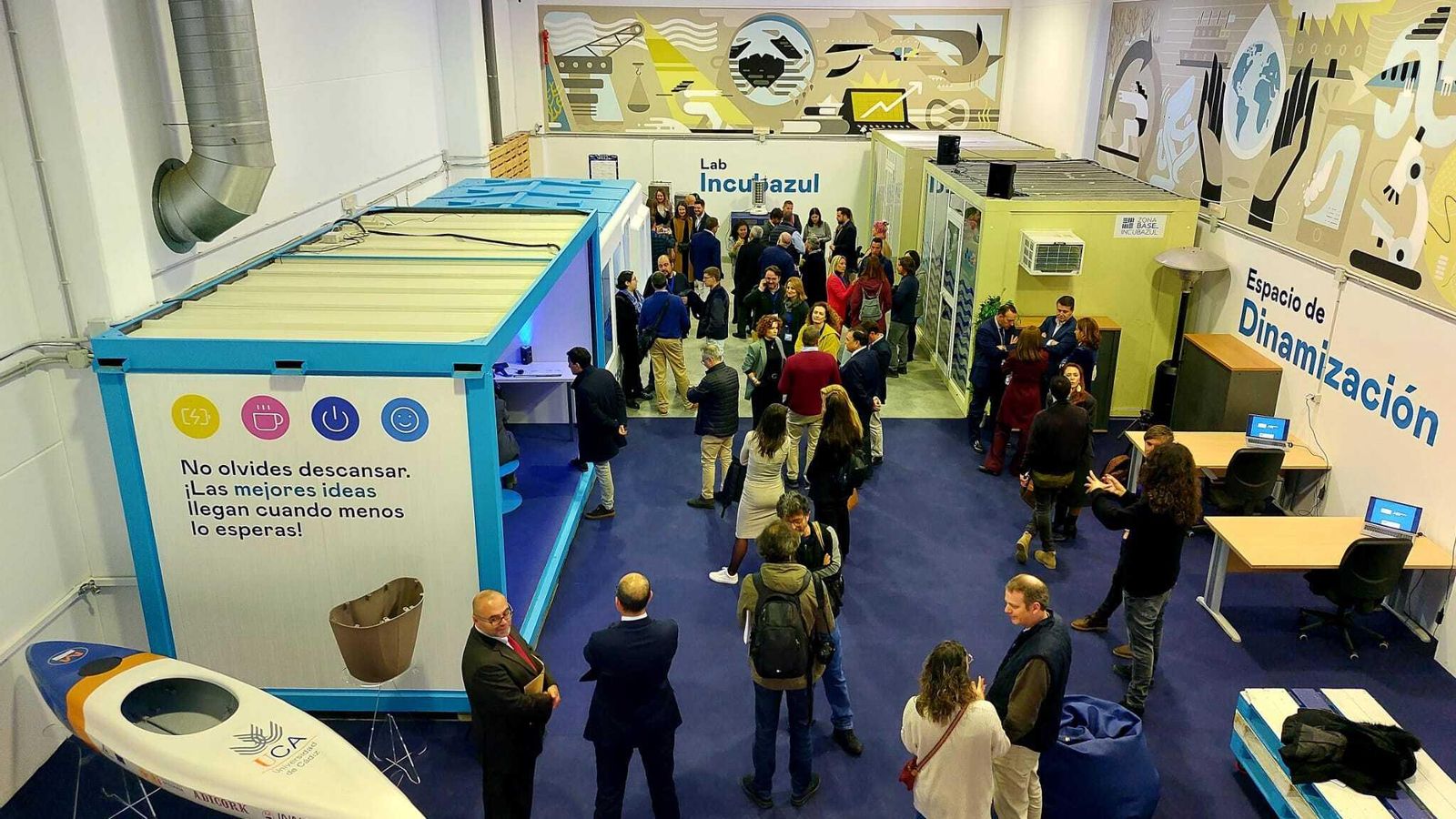 Una de las áreas del recinto que acoge Incubazul